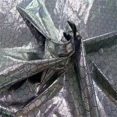 Feste des Polyester-65GSM heiße silberne Folie Taft-des Gewebe-290t