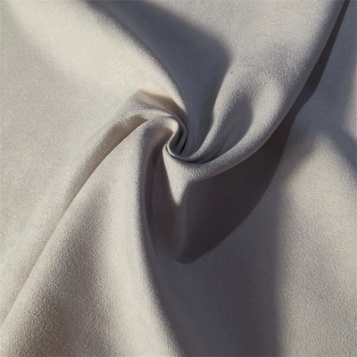 Polyester 155gsm Faux-Veloursleder-75dX160d gesponnener Satin für Vorhang