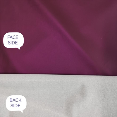 174gsm Polyester weiche Shell Fabric Woven 75dx75d imprägniern vollen Dull Metal Lamination