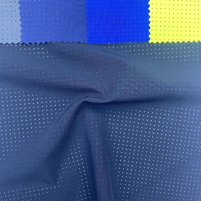 92%Polyester 8%Spandex 110-115GSM 4-Wege-Spandex-Lochgewebe