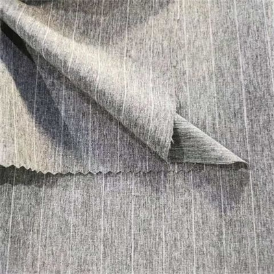 Vertikale kationische Faser des Streifen-Polyester Spandex-Mischungs-Gewebe-100d