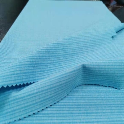 Festes gesponnenes Polyester-Material des Streifen-Polyester Spandex-Gewebe-148CM 170gsm
