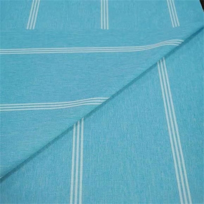 kationischer Leinwandbindungs-Streifen-Polybürste Spandex des Polyester-170gsm