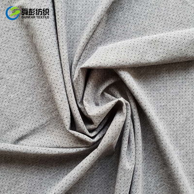 Kationisches einfaches Polyester Spandex-Gewebe-Gemisch, das 150cm Gewebe Polyester-100 locht