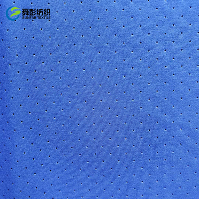 Kationisches einfaches Polyester Spandex-Gewebe-Gemisch, das 150cm Gewebe Polyester-100 locht