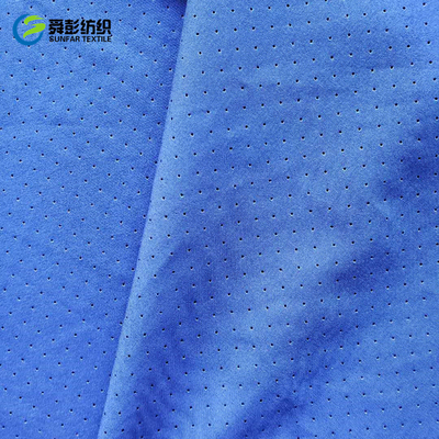Kationisches einfaches Polyester Spandex-Gewebe-Gemisch, das 150cm Gewebe Polyester-100 locht