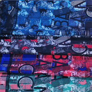 150cm kopierte Sublimation druckte Blumen-Polyester des Gewebe-115gsm