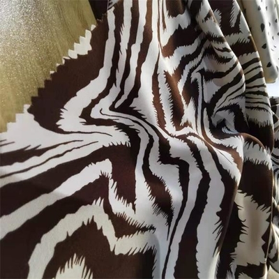 Twill druckte Chiffon- Gewebe durch das Yard 75dx75d 120gsm