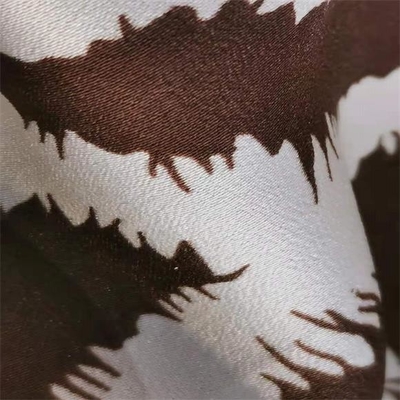 Twill druckte Chiffon- Gewebe durch das Yard 75dx75d 120gsm