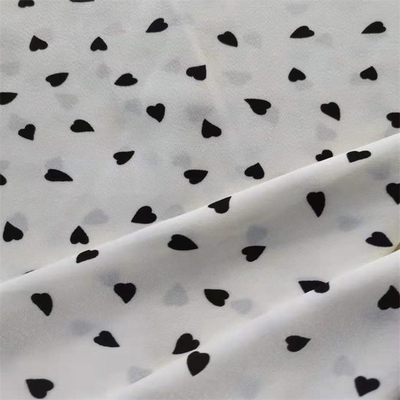 Twill druckte Chiffon- Gewebe durch das Yard 75dx75d 120gsm