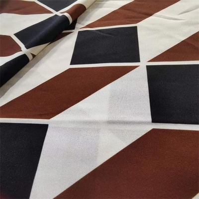 95gsm krümmte Chiffon- Krepp-Polyester-Gewebe des Gewebe-100dx100d