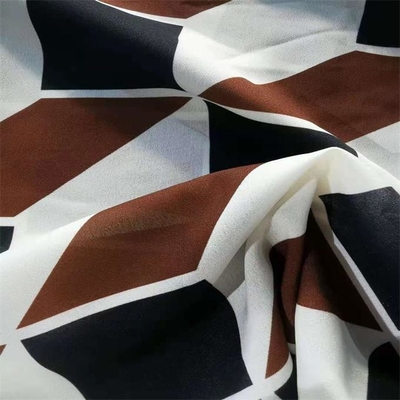95gsm krümmte Chiffon- Krepp-Polyester-Gewebe des Gewebe-100dx100d