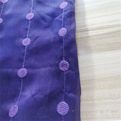 Spandex-Chiffon- Gewebe-Stickerei-Windungs-Chiffon- Polyester Polyester 30dx30d 39gsm
