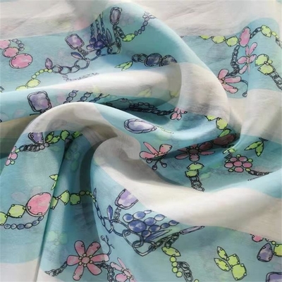Frauen 80s entsprechen Gewebe-Digital Druck-Chiffon- Polyester 20d Spandex