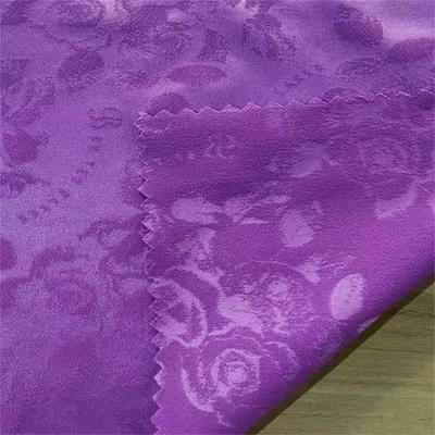 Polyester 5 des Jacquardwebstuhl-50d 95 Spandex-Satin Chiffon- für Dame Skirts