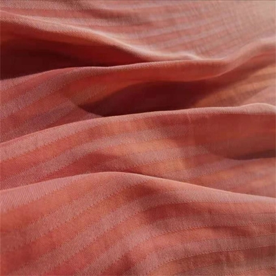 Frauen 104gsm entsprechen Gewebe-Jacquardwebstuhl-Streifen-Seeinsel-Faden-Polyester-Gewebe 50dx75d
