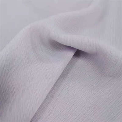 Feste 75d Windung Georgette Fabric Polyester Chiffon Material