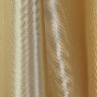 Chiffon- Polysatin des Gold50dx75d Gewebe-87gsm für Blusen und Kleider