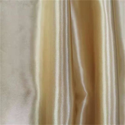 Chiffon- Polysatin des Gold50dx75d Gewebe-87gsm für Blusen und Kleider