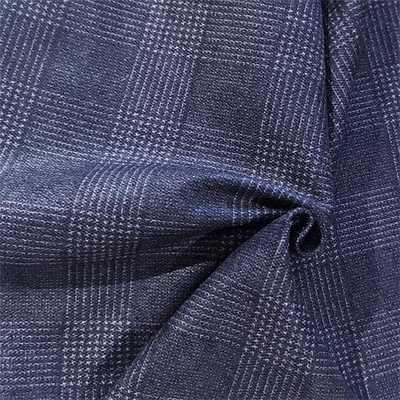 die Kleidungs-Gewebe 105dX105d Männer 200gsm 135CM strickten Veloursleder-Polyester-Gewebe-Abbinden