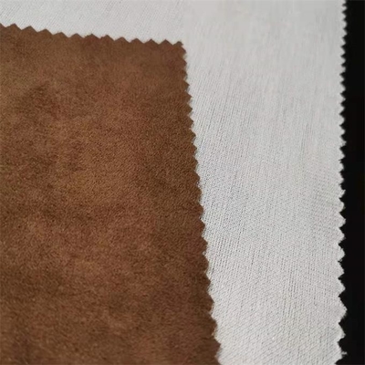 Polyester-Veloursleder-Gewebe 150CM 200gsm 75d verpfändet durch das Yard