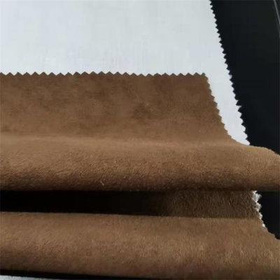 Polyester-Veloursleder-Gewebe 150CM 200gsm 75d verpfändet durch das Yard