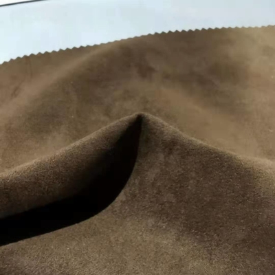Polyester-Veloursleder-Gewebe 150CM 200gsm 75d verpfändet durch das Yard