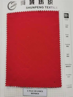 Wasserdichtes Breathable Gewebe-im Freien einfache Ausdehnung, 310gsm 3 Schicht Softshell-Gewebe
