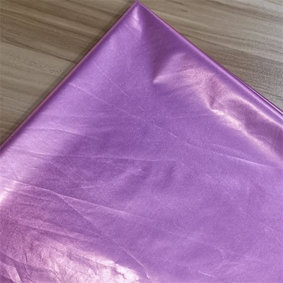 Breathable Softshell 75dX75d glänzendes Polyester Rohseide PUs