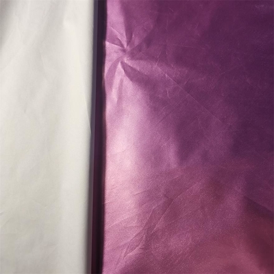 Breathable Softshell 75dX75d glänzendes Polyester Rohseide PUs