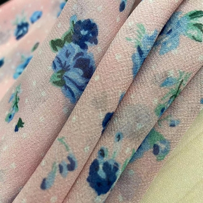100 g/m² Satin-Chiffon-Spandex-Polyester-Gewebe bedruckt